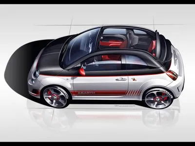 2010 Abarth 500C Prints and Posters