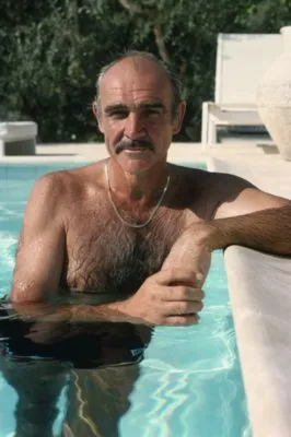 Sean Connery Round Flask