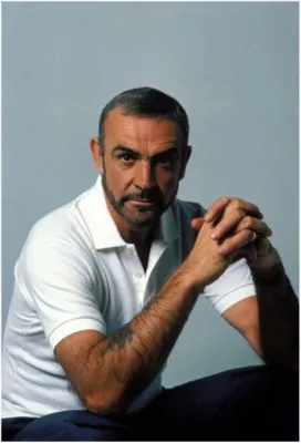 Sean Connery White Water Bottle With Carabiner