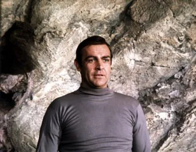 Sean Connery White Water Bottle With Carabiner