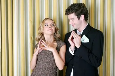 Becki Newton and Michael Urie Prints and Posters