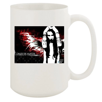 Marilyn Manson 15oz White Mug