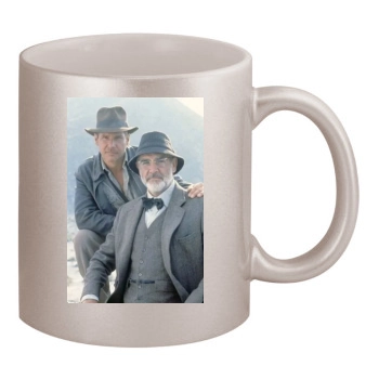 Sean Connery 11oz Metallic Silver Mug