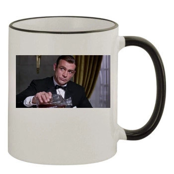 Sean Connery 11oz Colored Rim & Handle Mug