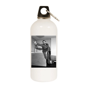 Sean Connery White Water Bottle With Carabiner