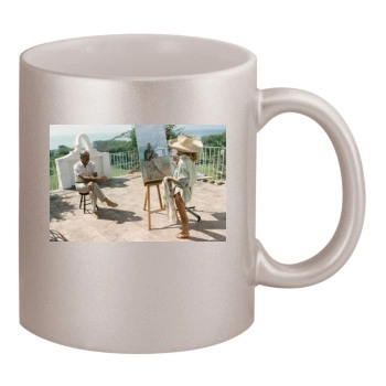 Sean Connery 11oz Metallic Silver Mug