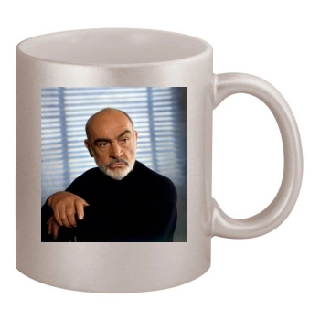 Sean Connery 11oz Metallic Silver Mug