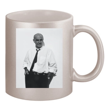 Sean Connery 11oz Metallic Silver Mug