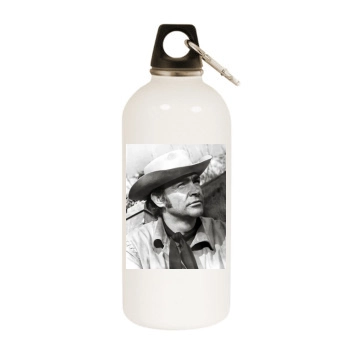 Sean Connery White Water Bottle With Carabiner