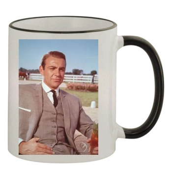 Sean Connery 11oz Colored Rim & Handle Mug