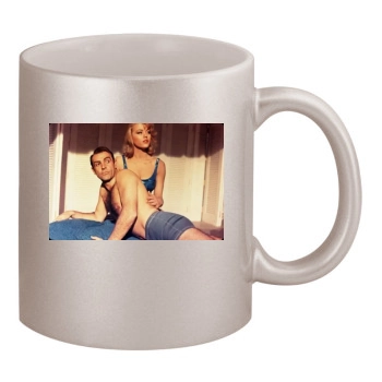 Sean Connery 11oz Metallic Silver Mug