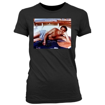 Sean Connery Women's Junior Cut Crewneck T-Shirt