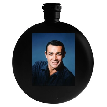 Sean Connery Round Flask