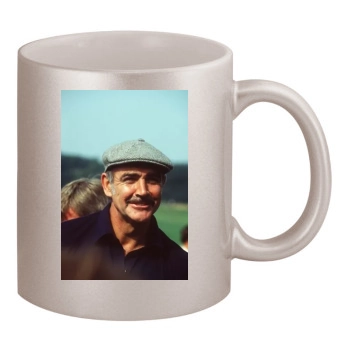 Sean Connery 11oz Metallic Silver Mug