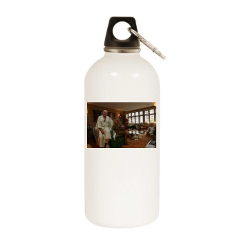 Sean Connery White Water Bottle With Carabiner