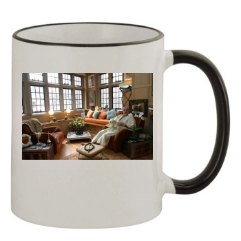 Sean Connery 11oz Colored Rim & Handle Mug