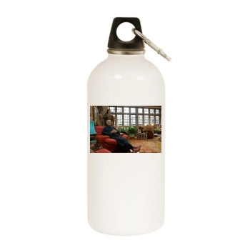 Sean Connery White Water Bottle With Carabiner