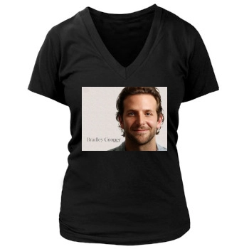 Bradley Cooper Women's Deep V-Neck TShirt