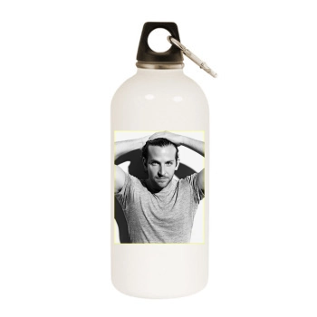 Bradley Cooper White Water Bottle With Carabiner