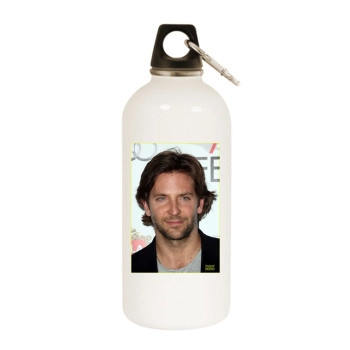 Bradley Cooper White Water Bottle With Carabiner