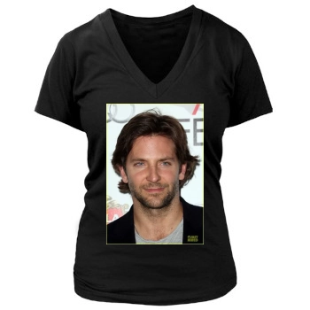 Bradley Cooper Women's Deep V-Neck TShirt