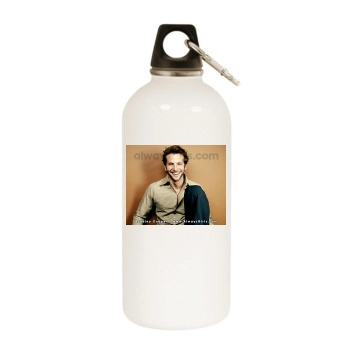 Bradley Cooper White Water Bottle With Carabiner