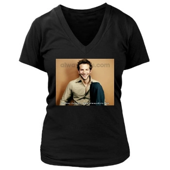 Bradley Cooper Women's Deep V-Neck TShirt