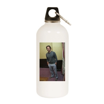 Bradley Cooper White Water Bottle With Carabiner