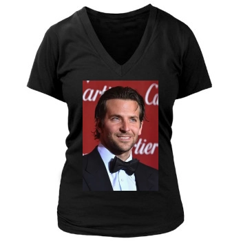 Bradley Cooper Women's Deep V-Neck TShirt