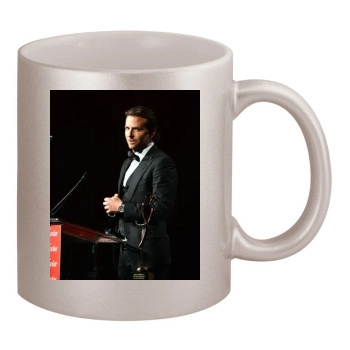 Bradley Cooper 11oz Metallic Silver Mug