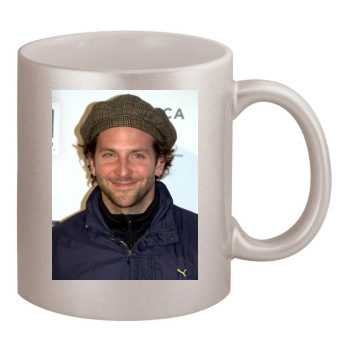 Bradley Cooper 11oz Metallic Silver Mug