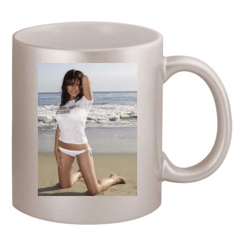 Maria Bello 11oz Metallic Silver Mug