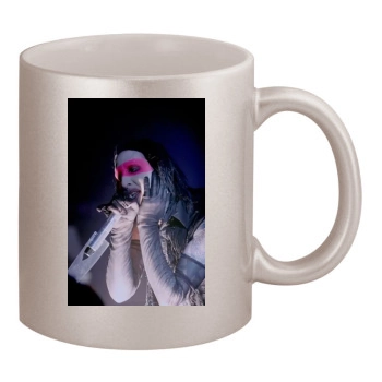 Marilyn Manson 11oz Metallic Silver Mug