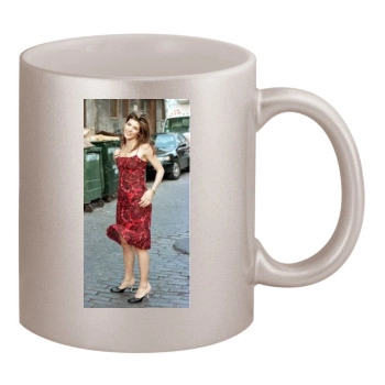 Marisa Tomei 11oz Metallic Silver Mug