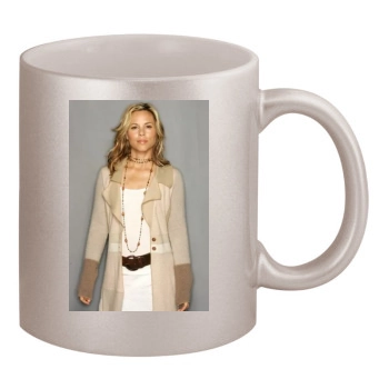 Maria Bello 11oz Metallic Silver Mug