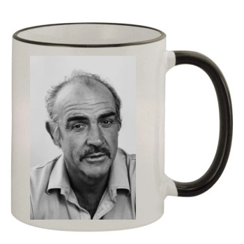 Sean Connery 11oz Colored Rim & Handle Mug