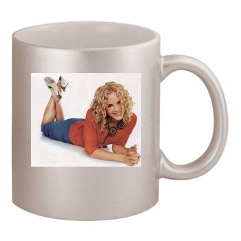 Maria Bello 11oz Metallic Silver Mug