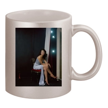 Marisa Tomei 11oz Metallic Silver Mug