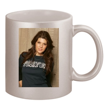 Marisa Tomei 11oz Metallic Silver Mug