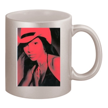 Toni Braxton 11oz Metallic Silver Mug