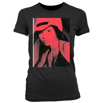 Toni Braxton Women's Junior Cut Crewneck T-Shirt